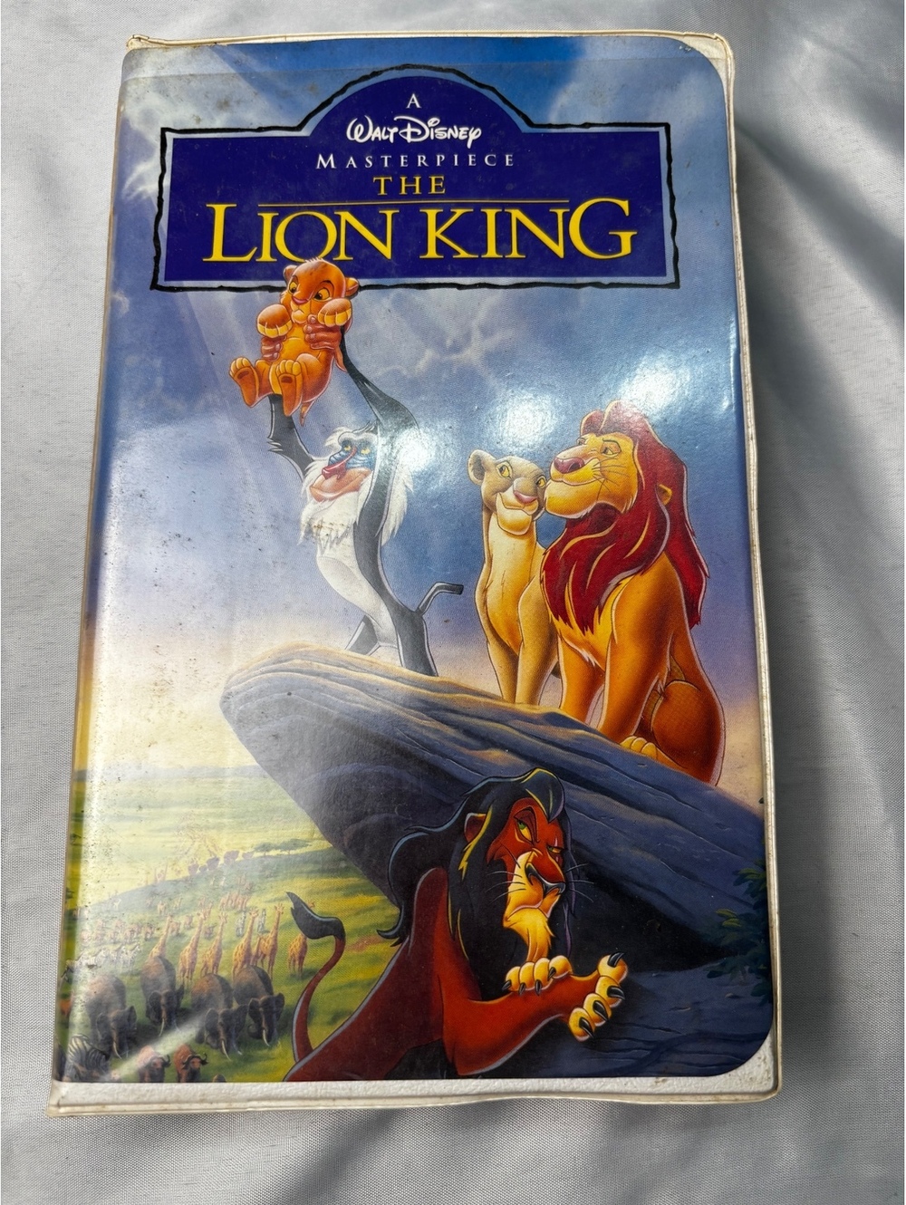 The Lion King VHS Tape Walt Disney Masterpiece Animated Film